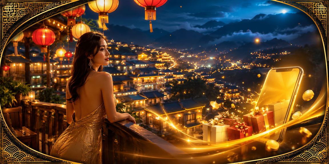 Người dùng tại Sapa đăng ký tài khoản và nhận thưởng tại chợ đêm núi rừng